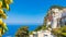 Beautiful rocky Capri Island in Italy