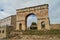 Beautiful Roman Arch Of The First Century Perfectly Preserved In The Village Of Medinaceli.