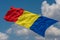 Beautiful romanian flag