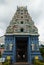 Beautiful roof of the temple with lots of god figures