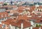 Beautiful roofs and cityscape of Prague