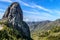 Beautiful Roque Agando Seen From The Los Roques Lookout In Garajonay National Park In La Gomera. April 15, 2019. La Gomera, Santa