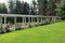 Beautiful rose arbor and landscaped yard, Yaddo Gardens,Saratoga Springs,New York,2015