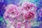 Beautiful roses artistic dreamy background