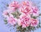 Beautiful Roses, oil painting on canvas