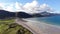 Beautiful Rossbeigh beach in Ireland - aerial view