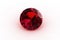 Beautiful Round European Cut Ruby Gemstone -