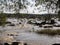 Beautiful Ruacana falls on the border of Namibia and Botswana.