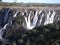 Beautiful Ruacana falls on the border of Namibia and Botswana.