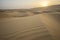 Beautiful Rub al Khali desert at sunrise