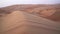 Beautiful Rub al Khali desert at sunset United Arab Emirates stock footage video