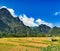 Beautiful rural landscape.Vang Vieng, Laos.
