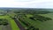 Beautiful rural summer landscape from a height in Russia