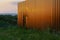 Beautiful rust on corrugated iron, in nice sunset light