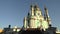 Beautiful Saint Andrew`s Cathedral In Kiev, Ukraine, 4k footage video