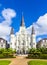 Beautiful Saint Louis Cathedral in the French Quarter in New Orleans, Louisiana.