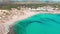 Beautiful sandy beach of Cala Mesquida, Mallorca, Spain