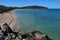 Beautiful sandy beach at Geoffrey Bay, Magnetic Island.