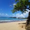 Beautiful sandy beach in Sosua on the island of Haiti in the Dominican Republic