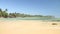 Beautiful sandy beach in Sri Lanka