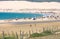 Beautiful sandy beach in Tarifa southern Spain