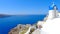 Beautiful santorini panoramic view