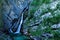 Beautiful Savica falls in ukanc near Bohinj