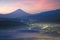 Beautiful scene of Fuji mountain and Lake Suwako