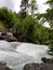 Beautiful scene of the Koenigsseer Ache river, Berchtesgaden, Germany