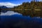 Beautiful scene of matheson lake southland new zealand
