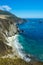 Beautiful scene near Bixby bridge along highway 1, california