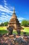 Beautiful scene of Wat Ratcha Burana in Ayuthaya, Thailand