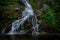 Beautiful scene of the waterfall between rocks of Flood Falls Hope in Canada