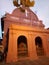 Beautiful scenery with the ancient building at the theme park malacca