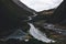 Beautiful scenery in Arthur Pass National park, New Zealand