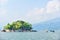 Beautiful Scenery of Barahi Island Temple on Phewa Lake