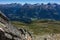 Beautiful scenery of Bettmerhorn mountains, Valais, Switzerland