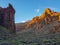 Beautiful scenery of caldera of Teide volcano in San Roques de Garcia, Tenerife. Spain