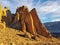 Beautiful scenery of caldera of Teide volcano in San Roques de Garcia, Tenerife. Spain