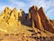 Beautiful scenery of caldera of Teide volcano in San Roques de Garcia, Tenerife. Spain