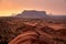 Beautiful scenery of mesas landscape in Bryce Canyon National Park, Utah, USA