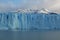 Beautiful scenery of Perito Moreno glacier view from water in the morning autumn sunrise Argentina