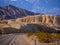 Beautiful scenery route through Death Valley National Park in California