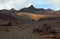 Beautiful scenery of the sandy Volcano "Chico IV" in Galapagos Island, Ecuador