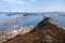 Beautiful scenery of west Norway coastline