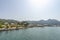 Beautiful scenic of the bay at Miyajima island at Hiroshima, Japan