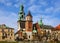 Beautiful scenic krakow city in poland