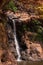 Beautiful scenic long exposure landscape image of Harvalem waterfall in Goa