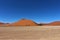 Beautiful scenic panorama view of big daddy also known as Dune 45 in Namib Naukluft Nationalpark, Sossusvlei, Namibia