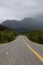 Beautiful Scenic Road, Klondike Hwy, in the Canadian Nature